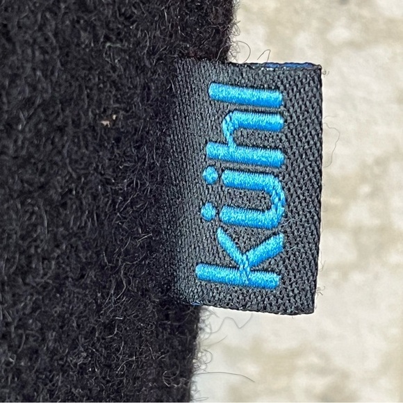 VTG KUHL Alf Women's Wool Coat Sz M Nordic Alpine Warm Minimalist Red Thumb Hole - Picture 9 of 16